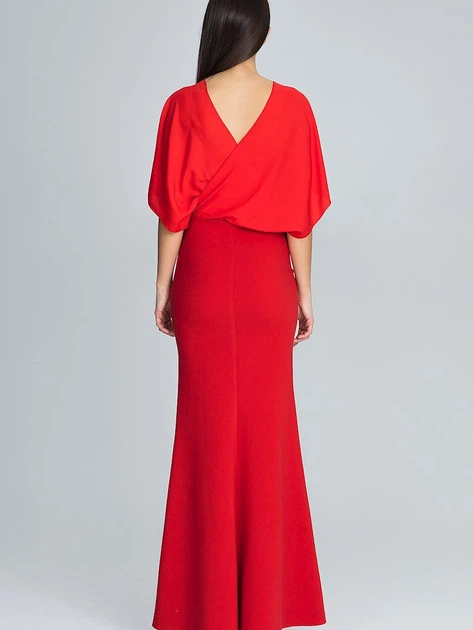 Sukienka damska wieczorowa Figl M577 L Czerwona (5902194344326) - obraz 4