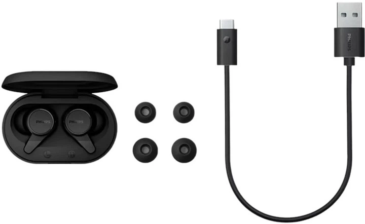 Навушники Philips TAT1207 True Wireless IPX4 Black (4895229125827) - зображення 6