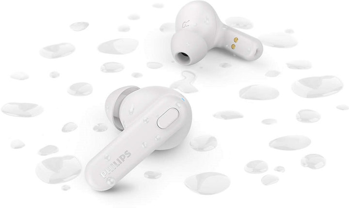 Słuchawki Philips TAT1108 True Wireless IPX4 White (4895229131767) - obraz 7