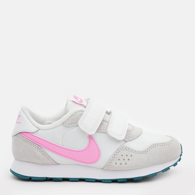 Акція на Дитячі шкіряні кросівки для дівчинки Nike Md Valiant (Psv) CN8559-111 29.5. 12C Summit White/Pink Spell-White-Geode Teal від Rozetka