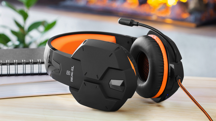 Наушники Real-El GDX-7700 Surround 7.1 Black-orange (EL124100016) - изображение 15