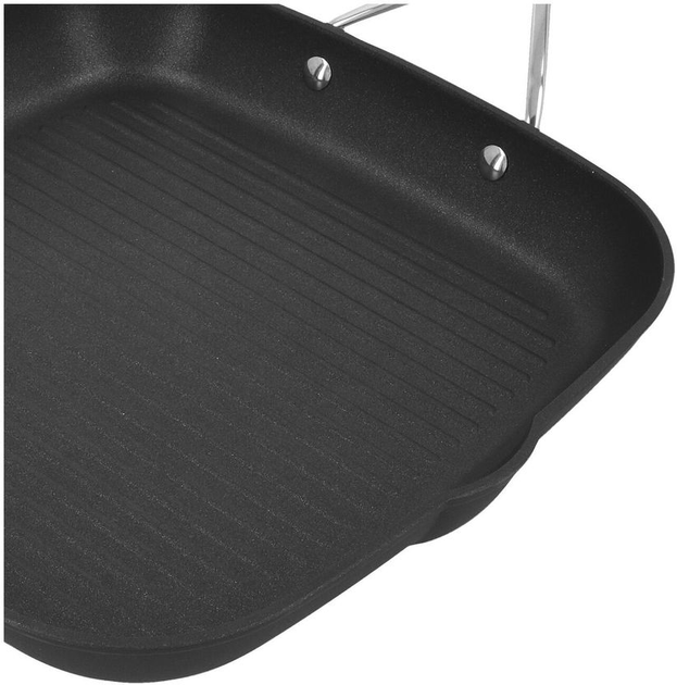 Patelnia grillowa Demeyere Alu Pro 5 tytanowa 28 cm (40851-177-0) - obraz 4