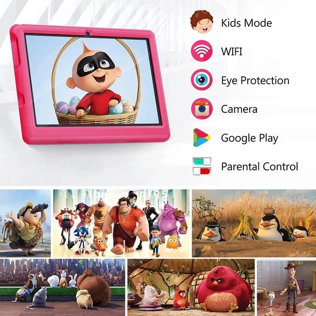 Планшет 10" Smart Life MB1001 2/32GB 6000 mAh Android 11 + Чехол Pink - изображение 7