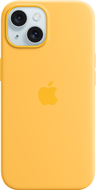 Панель Apple MagSafe Silicone Case для Apple iPhone 15 Sunshine (MWNA3) - зображення 1