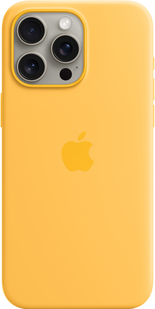 Панель Apple MagSafe Silicone Case для Apple iPhone 15 Pro Max Sunshine (MWNP3) - зображення 1