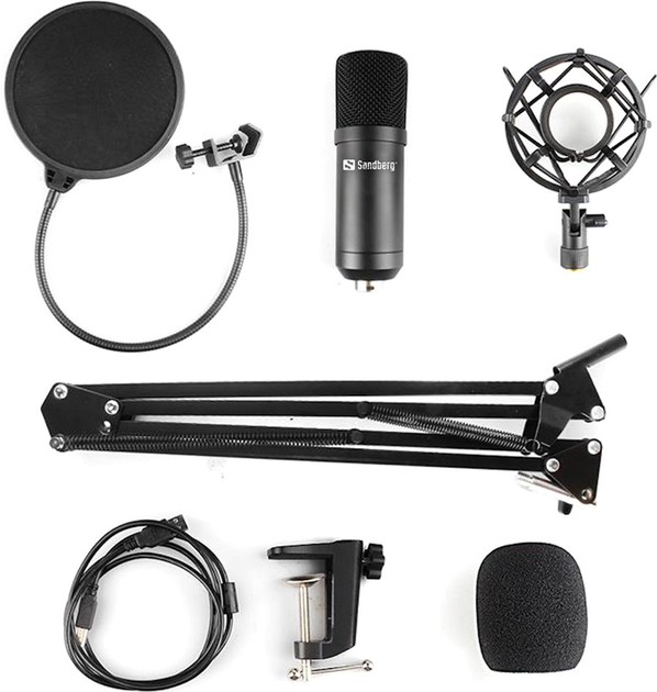Mikrofon Sandberg Streamer Kit USB (5705730126079) - obraz 2