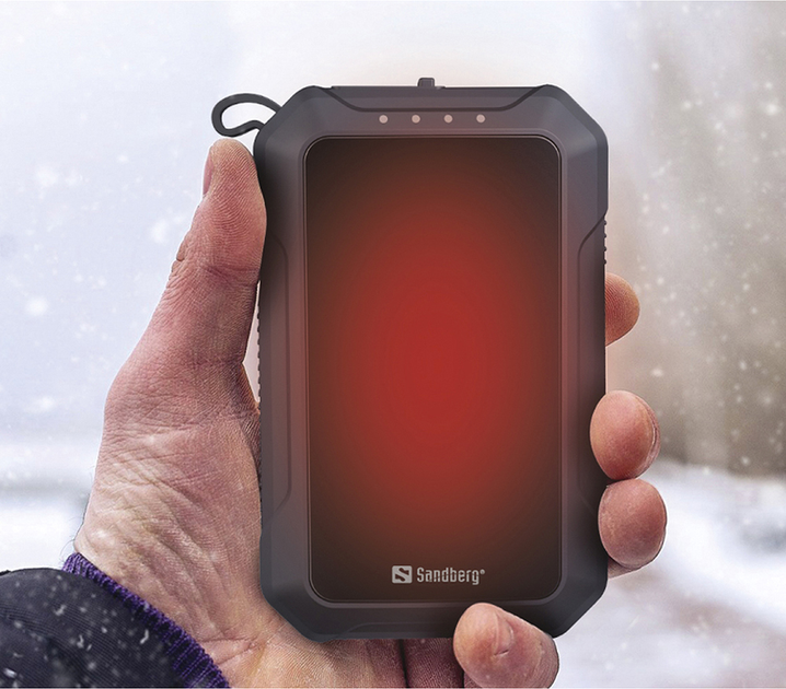 УМБ Sandberg Hand Warmer 10000 mAh Black (5705730420658) - зображення 3