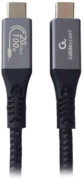Kabel Cablexpert USB typu C - USB typu C 1.5 m (CCBP-USB3-CMCM100-1.5M) - obraz 1