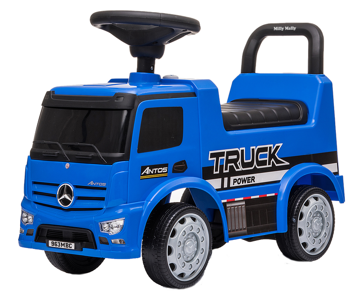 Jeździk Pojazd Milly Mally Mercedes Antos Truck Niebieski (5901761127621) - obraz 1