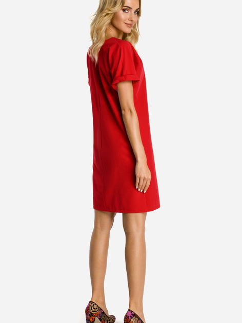 Плаття-футболка коротке літнє жіноче Made Of Emotion M337 S Червоне (5902041197266) - зображення 2