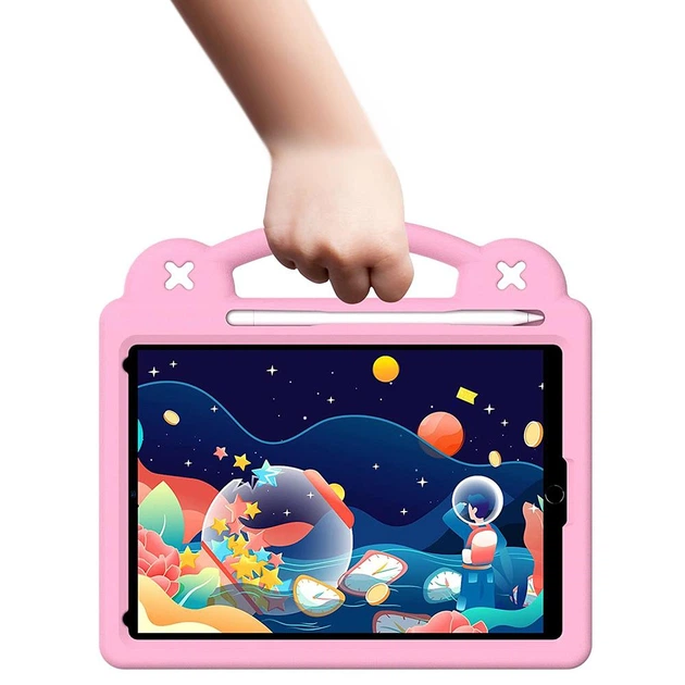 Чехол детский STR EVA с подставкой для Apple New iPad 2017 (9.7 дюймов) Pink - Фото 2 Чехол детский STR EVA с подставкой для Apple New iPad 2017 (9.7 дюймов) Pink - изображение 2