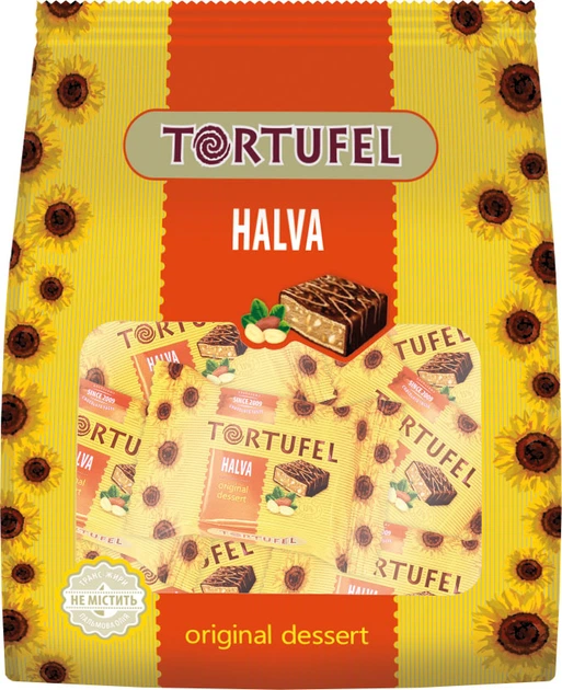 Упаковка конфет Chocoboom Tortufel Halva 180 г х 3 шт (4820216491050) - изображение 2