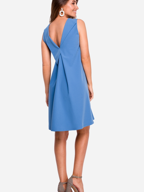 Sukienka krótka letnia damska Stylove S157 XL Niebieska (5903068442285) - obraz 2