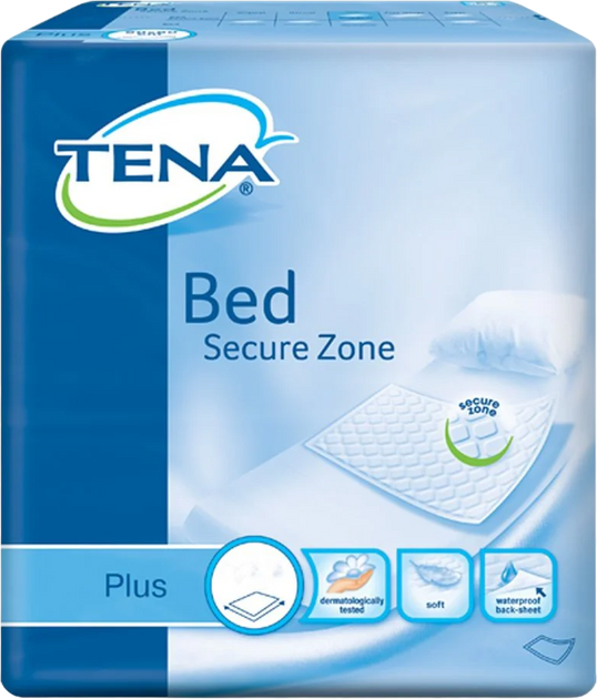 Пелюшка одноразова Tena Bed Plus 60 x 90 см 30 шт (7322540520897) - зображення 1
