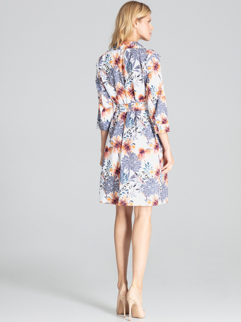 Плаття на запах коротке літнє жіноче Figl M680 L Різнокольорове (5902194371797) - зображення 2