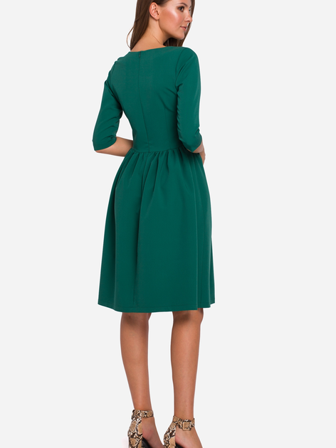 Плаття міді літнє жіноче Makover K010 L Зелене (5903068458941) - зображення 2