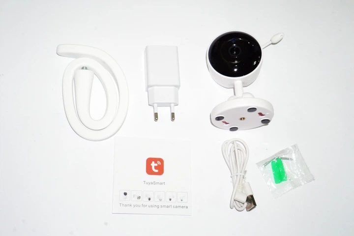 Умная видеоняня A-Plus Smart WiFi Tuya 1920х1080 Full HD Беспроводная WiFi камера видеонаблюдения с гибкой крепью - изображение 5