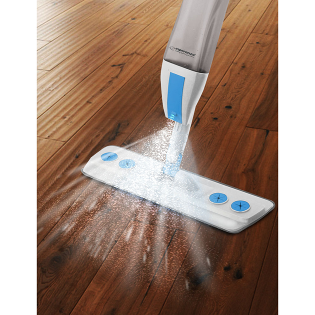 Швабра з розпилювачем і резервуаром для води Esperanza EHS003 SPRAY MOP PERFECT CLEAN Білий - зображення 4