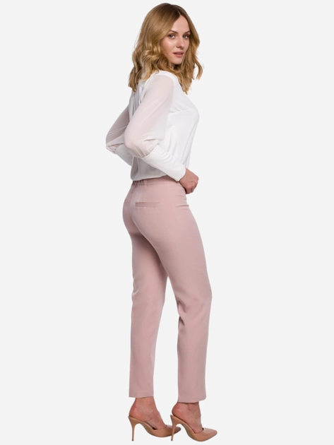 Spodnie damskie Makover K055 XL Różowe (5903068481468) - obraz 2