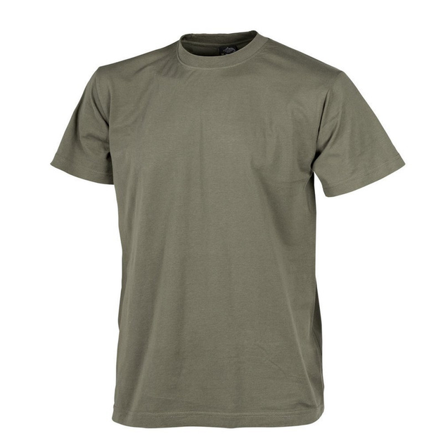 Футболка тактическая Helikon-Tex хлопок S T-SHIRT OLIVE GREEN (TS-TSH-CO-02-B03-S) - изображение 1