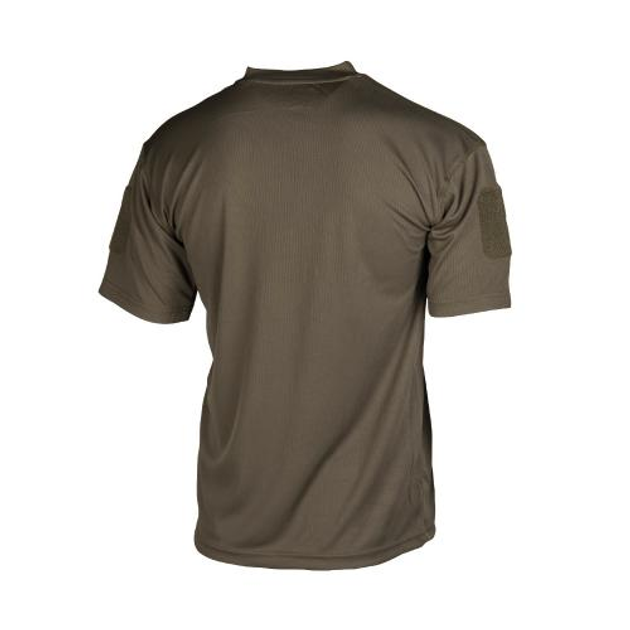 Футболка тактична Mil-Tec Термоактивна Швидкосохнуча M Олива QUICK DRY T-SHIRT OLIV (11081001-M) - зображення 2