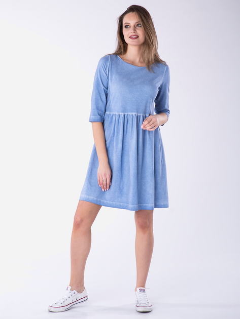 Плаття коротке літнє жіноче Look Made With Love 405F L-XL Синє (5903999305123) - зображення 1