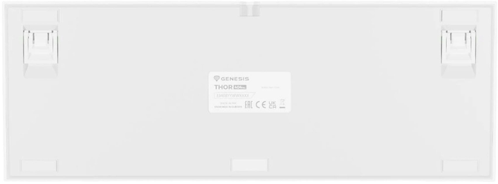 Klawiatura przewodowa Genesis Thor 404 TKL Kailh Box Brown V2 USB-A Biała (NKG-2072) - obraz 4