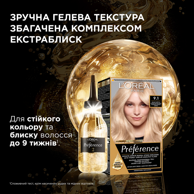 Стійка фарба для волосся L'Oreal Paris Preference 6.35 - Світлий бурштин 174 мл (3600010014898) - зображення 3