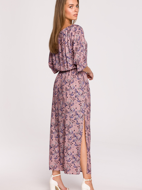 Плаття довге літнє жіноче Stylove S300 XL Різнокольорове (5903887662017) - зображення 2