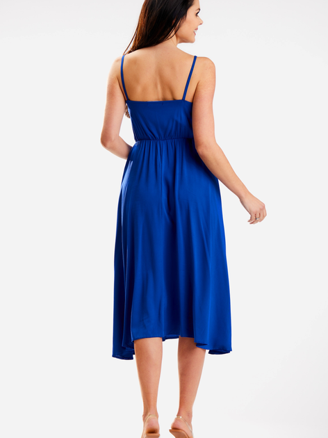 Плаття міді літнє жіноче Awama A579 L Синє (5902360580435) - зображення 2