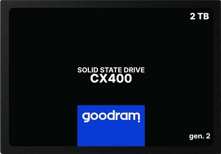 SSD диск Goodram CX400 Gen.2 2TB 2.5" SATAIII 3D NAND QLC (SSDPR-CX400-02T-G2) Goodram - купити в Україні