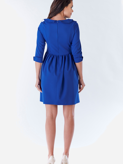 Плаття коротке літнє жіноче Awama A183 L Синє (5902360590281) - зображення 2