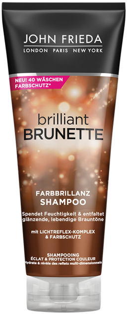 Шампунь для зволоження волосся John Frieda Brilliant Brunette Colour Protecting 250 мл (5037156273427) - зображення 1