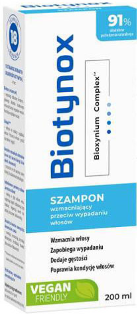 Szampon od wypadania włosów Biotynox Biofarm 200 ml (5907695218466) - obraz 1