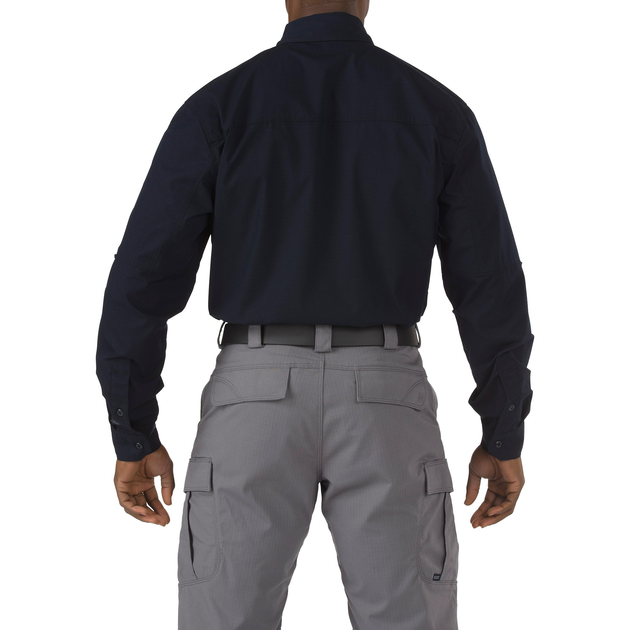 Рубашка тактическая 5.11 STRYKE™ LONG SLEEVE SHIRT 3XL Dark Navy - изображение 2