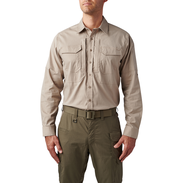 Рубашка тактическая 5.11 Tactical ABR Pro Long Sleeve Shirt 3XL Khaki - изображение 1