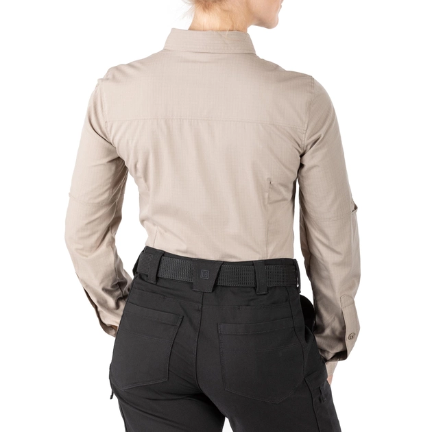 Рубашка тактическая женская 5.11 Tactical Women’s Stryke™ Long Sleeve Shirt XS Khaki - изображение 2
