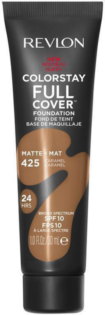 Podkład do twarzy Revlon Colorstay Full Cover Foundation SPF 10 Matte 425 Carmel 30 ml (309970108052) - obraz 1