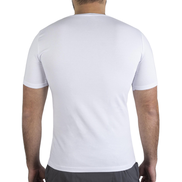 Футболка однотонная Sturm Mil-Tec Top Gun T-Shirt Slim Fit S White - изображение 2