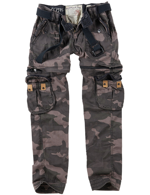 Штани мілітарі жіночі SURPLUS LADIES TREKKING PREMIUM 42 Black camo - зображення 1