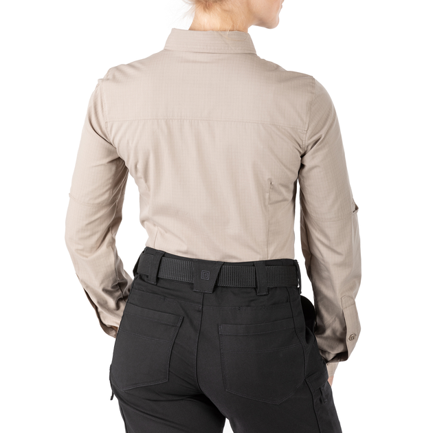 Рубашка тактическая женская 5.11 Tactical Women’s Stryke™ Long Sleeve Shirt L Khaki - изображение 2