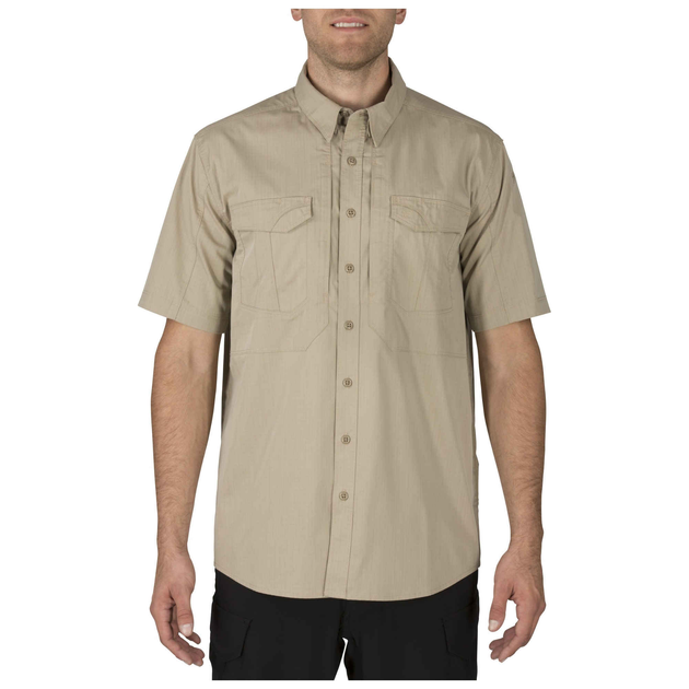 Рубашка тактическая с коротким рукавом 5.11 Stryke™ Shirt - Short Sleeve S Khaki - изображение 1