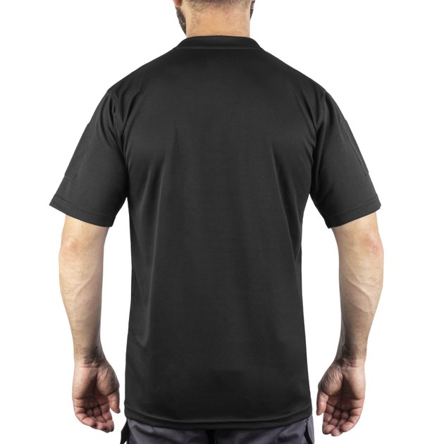 Футболка Sturm Mil-Tec Tactical T-Shirt QuickDry S Black - зображення 2