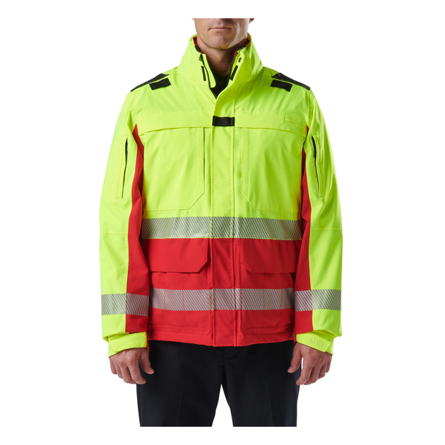 Куртка штормова 5.11 Tactical Responder HI-VIS Parka 2.0 L Range Red - зображення 1