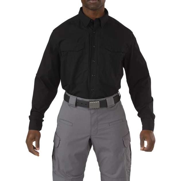 Рубашка тактическая 5.11 STRYKE™ LONG SLEEVE SHIRT 3XL Black - изображение 1