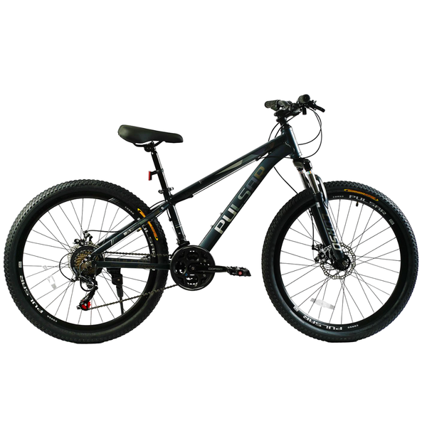 Велосипед спортивний Corso Pulsar 26" алюмінієва рама 13" сірий PL-26140 - Фото 6 Велосипед спортивний Corso Pulsar 26" алюмінієва рама 13" сірий PL-26140 - зображення 6