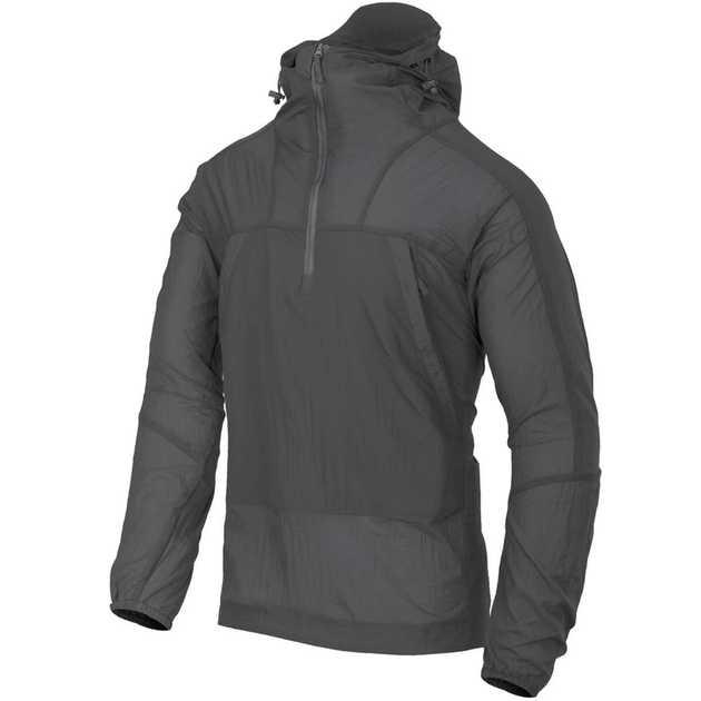 Куртка тактическая Helikon-Tex Анорак Витронопродувной Быстросохнущий XL Серый WINDRUNNER WINDSHIRT WINDPACK - XL SHADOW GREY (KU-WDR-NL-35-B06-XL) - изображение 1