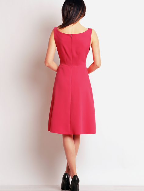 Плаття міді літнє жіноче Infinite You M097 S Рожеве (5902360515956) - зображення 2