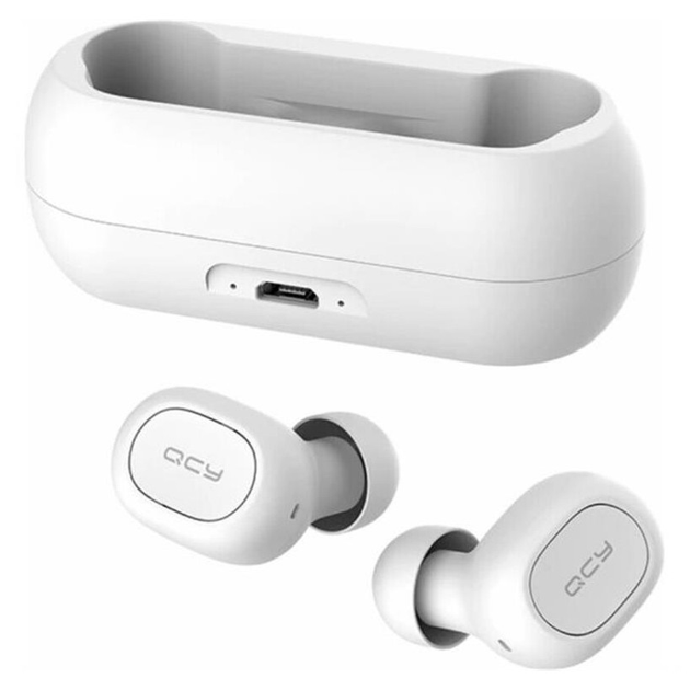 Наушники XIAOMI QCY T1C TWS Bluetooth Earbuds White купить в интернет ...