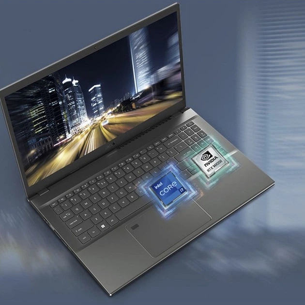 Ноутбук Acer Aspire 5 A515-57 15.6" FHD IPS, Intel i7-12650H, 32GB, F1TB, UMA, Lin, сірий (NX.KN4EU.00F) - зображення 2